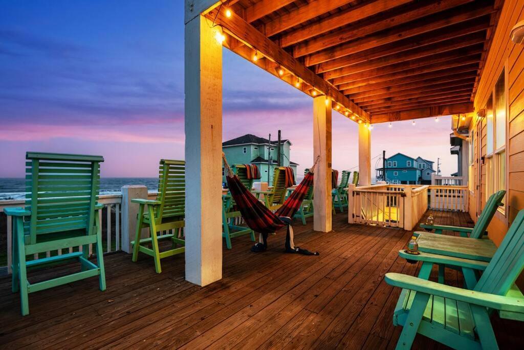 Вилла Beachfront*Spectacular View*4 Bd*Sleeps 14 Bolivar Peninsula Экстерьер фото