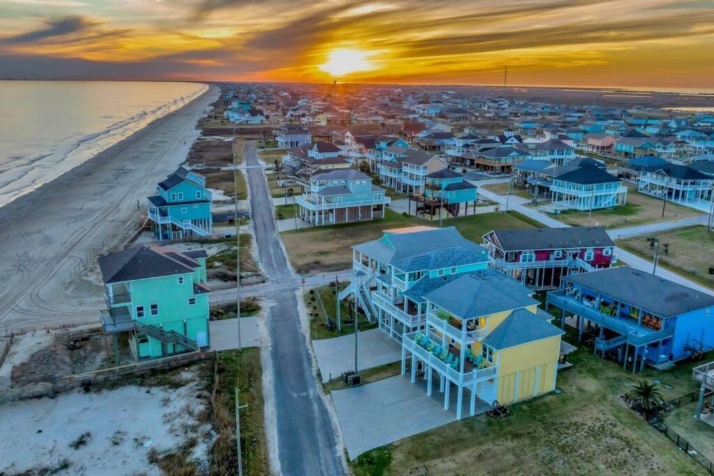 Вилла Beachfront*Spectacular View*4 Bd*Sleeps 14 Bolivar Peninsula Экстерьер фото