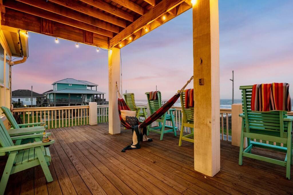 Вилла Beachfront*Spectacular View*4 Bd*Sleeps 14 Bolivar Peninsula Экстерьер фото