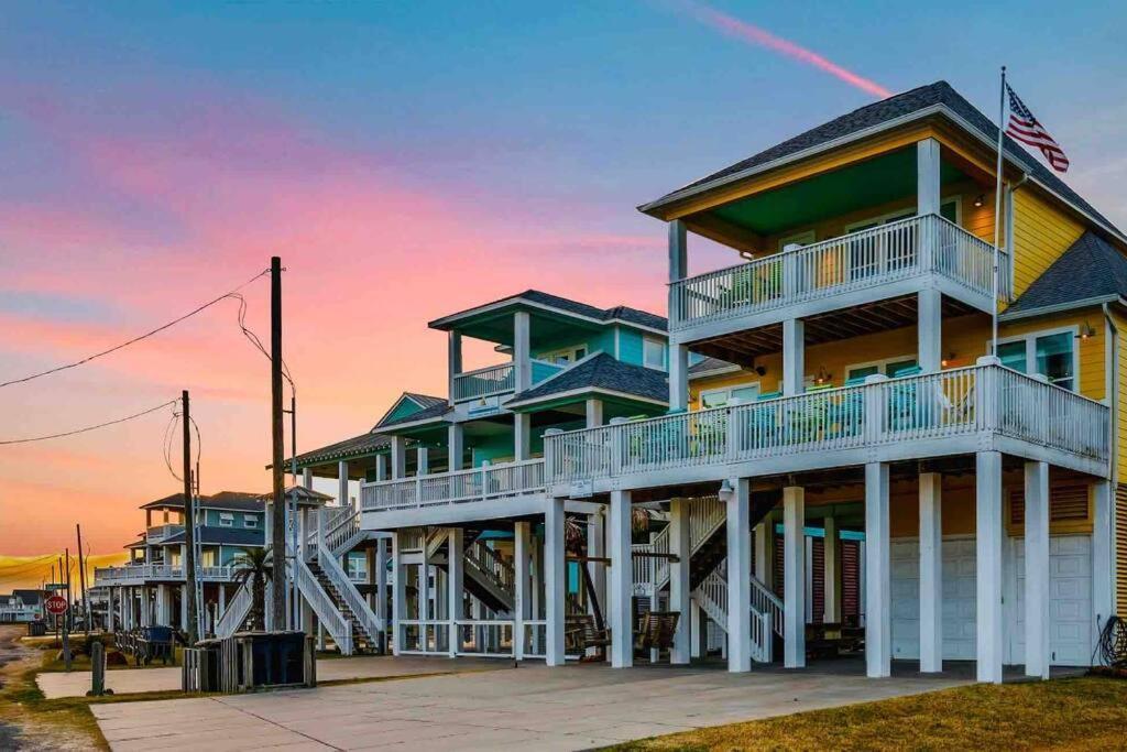 Вилла Beachfront*Spectacular View*4 Bd*Sleeps 14 Bolivar Peninsula Экстерьер фото